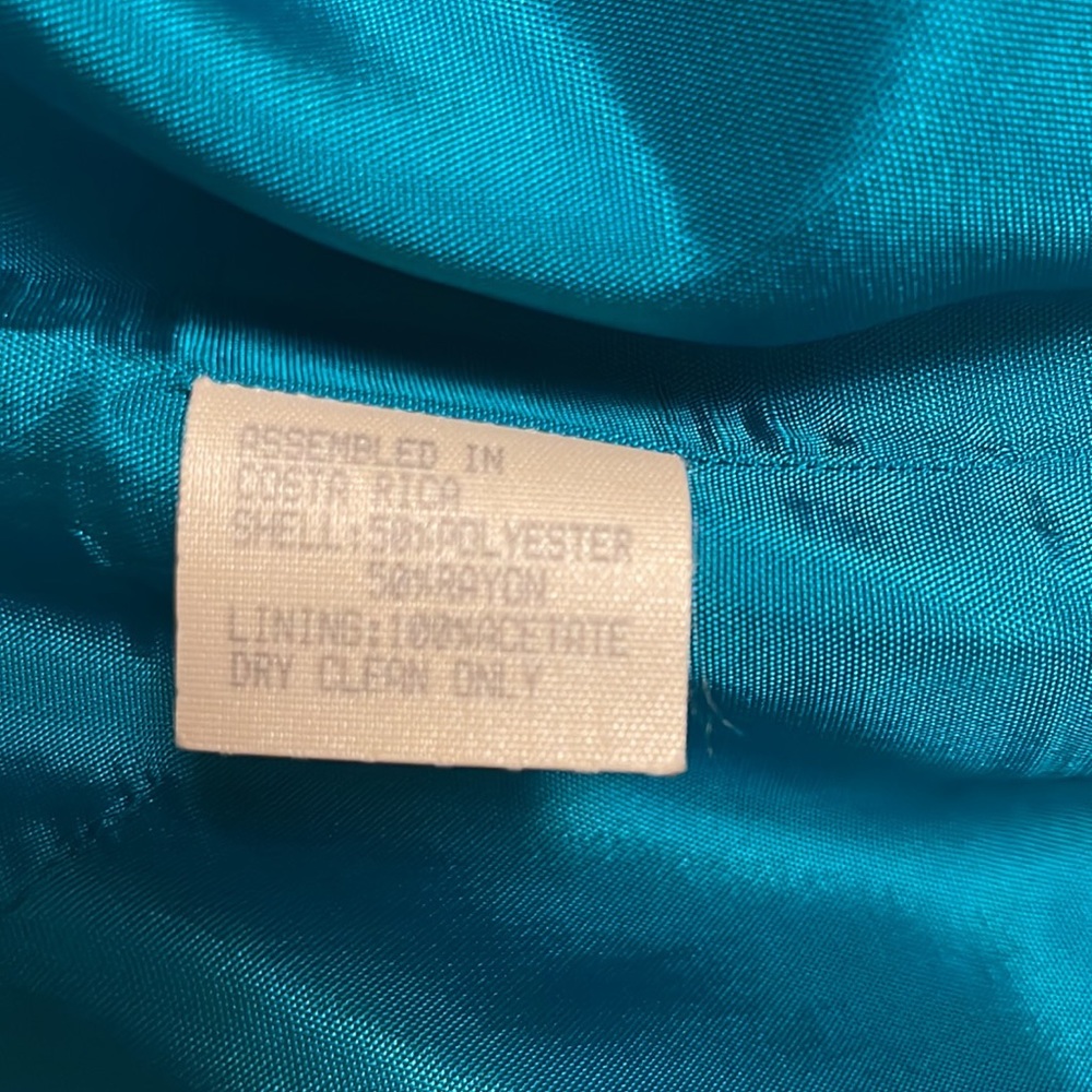 Beautiful turquoise jacket - Picture 5 of 7